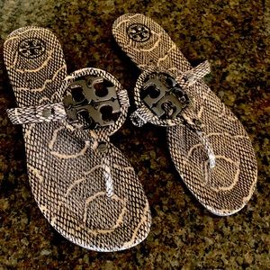 Tory Burch Miller sandal -animal print